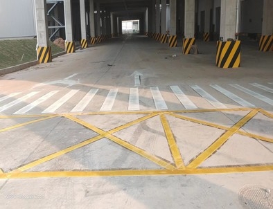 大同大同厂区道路标线施工