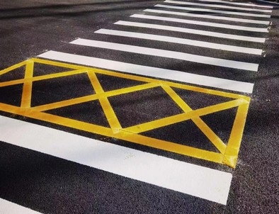 大同大同园区交通标线施工