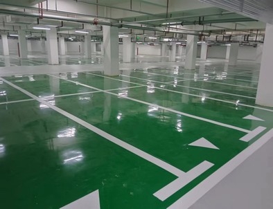 大同大同小区停车场标线